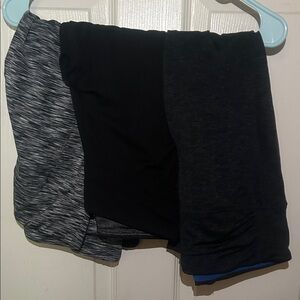 Tangerine Black and Gray Leggings Trio